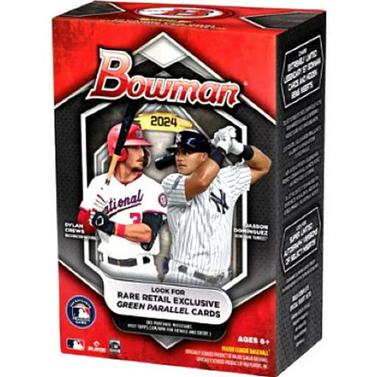 MLB Topps 2024 Bowman Baseball Trading Card BLASTER Box (6 Packs Per Box, 12 Cards Per Pack)