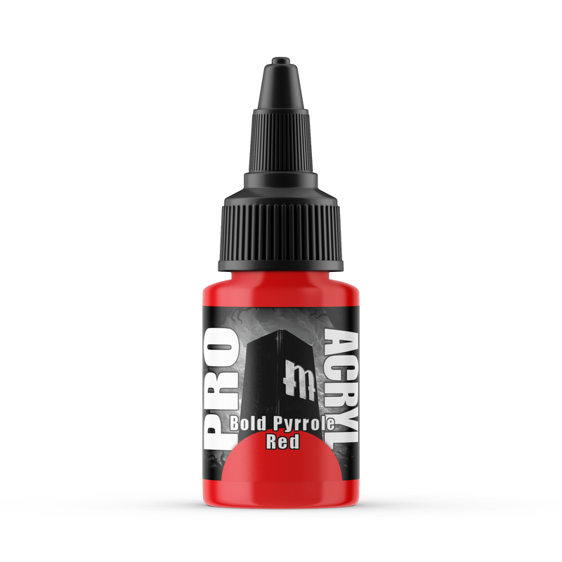 Monument Hobbies - Pro Acryl Standard Paint - Bold Pyrrole Red