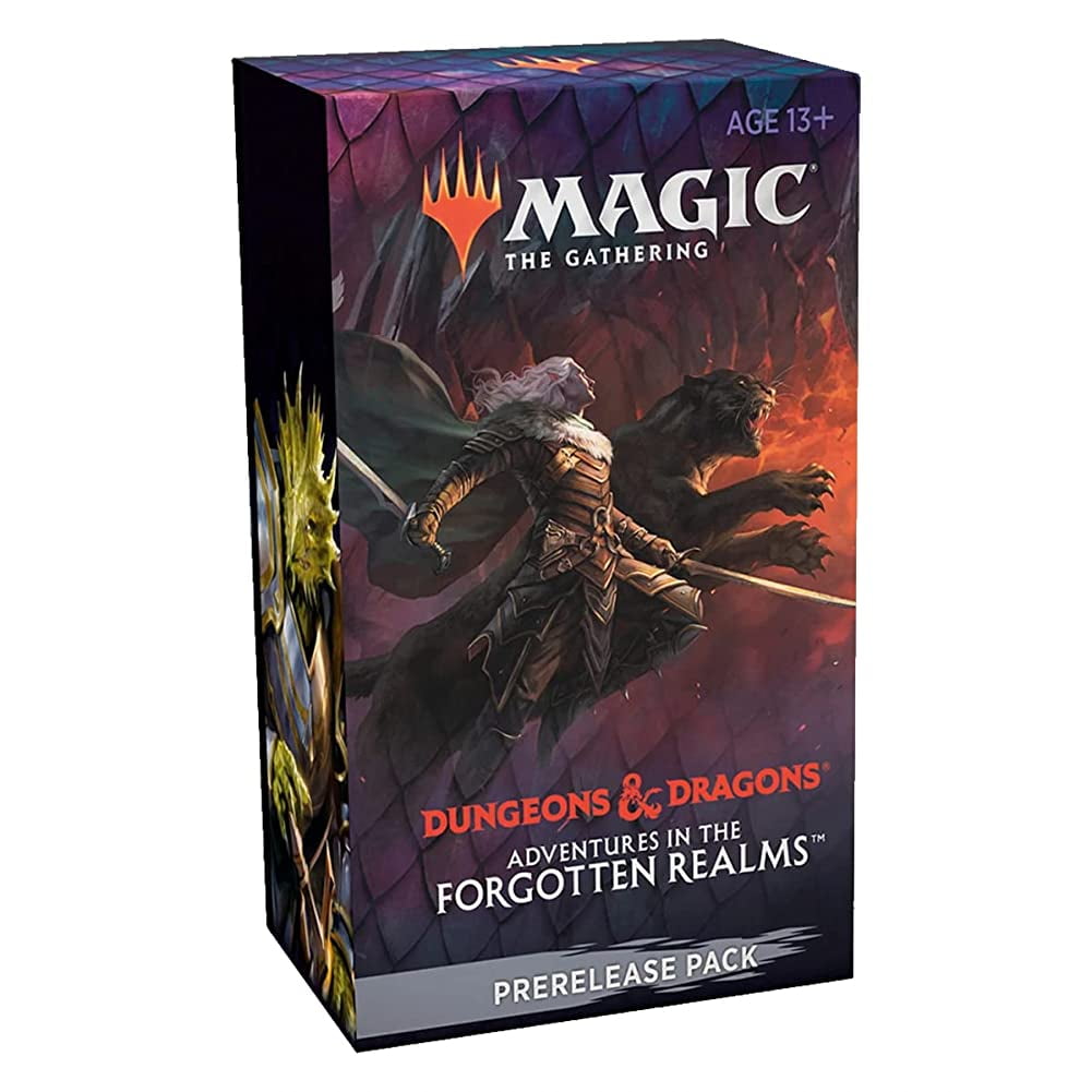 MTG Dungeons and Dragons Adventures in The Forgotten Realms Prerelease Kit - 6 Draft Boosters, Dice, Promo