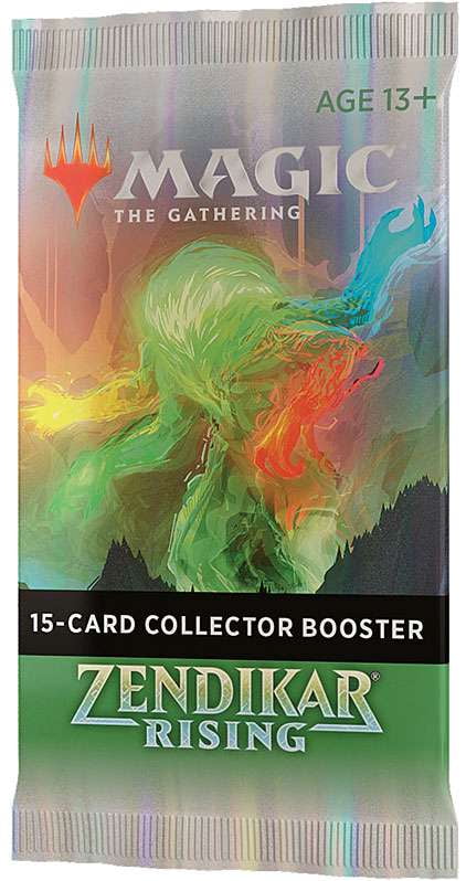 Magic: The Gathering Zendikar Rising Collector Booster Pack (15 Premium Cards Per Pack)