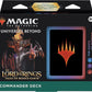 Magic The Gathering The Lord of The Rings: Tales of Middle-Earth Commander Deck The Hosts of Mordor + Collector Booster Sample Pack