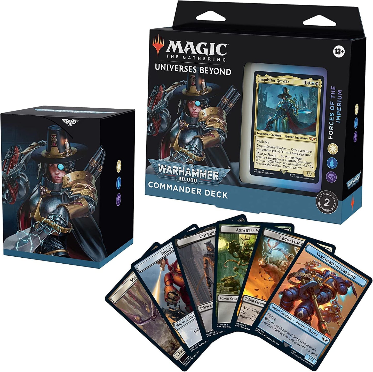 Magic: The Gathering Universes Beyond: Warhammer 40,000 Commander Deck - Forces of the Imperium