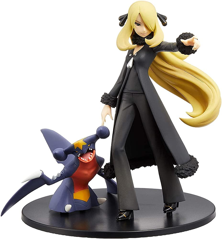 Medicom Toy 15 Inch PVC Figure - PPP Perfect Posing Products - Cynthia & Garchomp