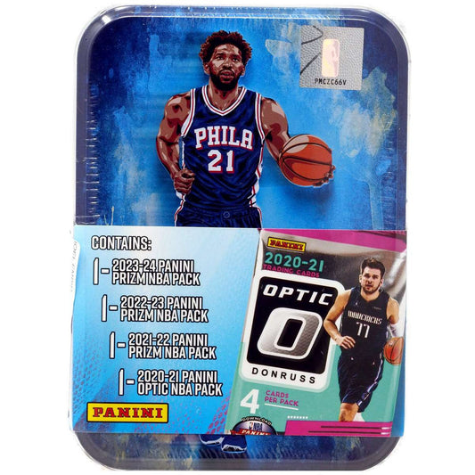 Panini NBA Panini Prizm Joel Embid Trading Card COLLECTOR Tin (4 Packs)