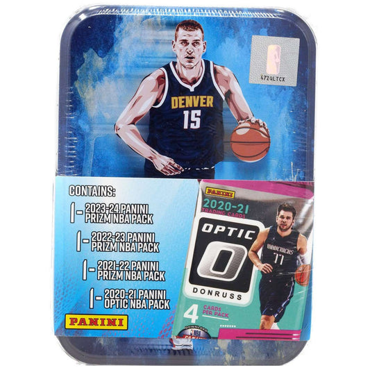 Panini NBA Panini Prizm Nikola Jokic Trading Card COLLECTOR Tin (4 Packs)