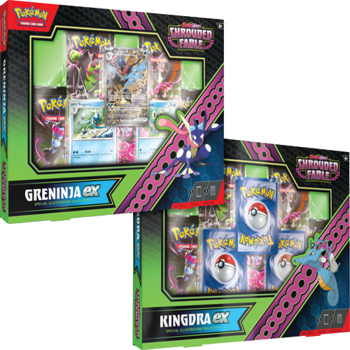 POKEMON TCG: SCARLET AND VIOLET: SHROUDED FABLE KINGDRA EX AND GRENINJA EX SPECIAL ILLUSTRATION COLLECTION (2CT) PREORDER - RELEASE DATE: 08/02/2024