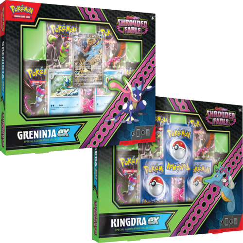 POKEMON TCG: SCARLET AND VIOLET: SHROUDED FABLE KINGDRA EX AND GRENINJA EX SPECIAL ILLUSTRATION COLLECTION (6CT)