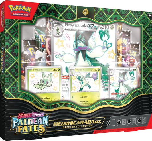 POKEMON TCG: SCARLET AND VIOLET: PALDEAN FATES: POKEMON EX PREMIUM COLLECTION - Shiny Sprigatito