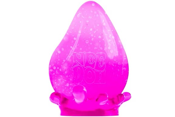 NeeDoh Dream Drop - Sensory Squeeze Toy with Dreamy Smooth Squeeze - 3" Tall - Pink