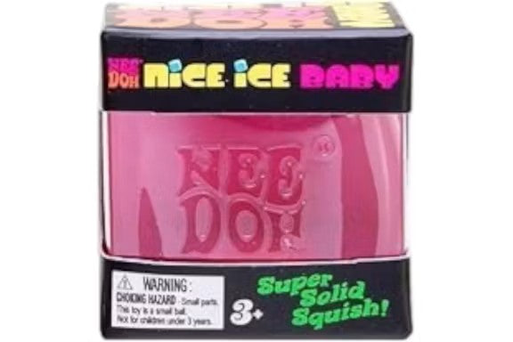 NeeDoh Nice Ice Baby - Sensory Squeeze Toy (Pink)