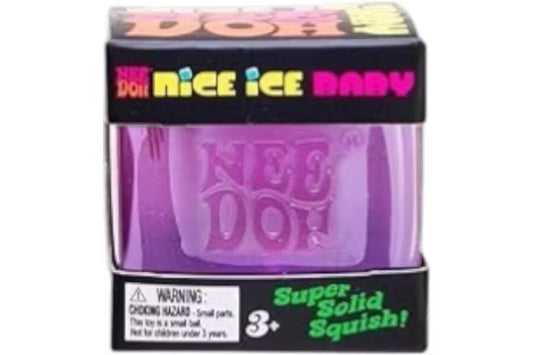 NeeDoh Nice Ice Baby - Sensory Squeeze Toy (Purple)