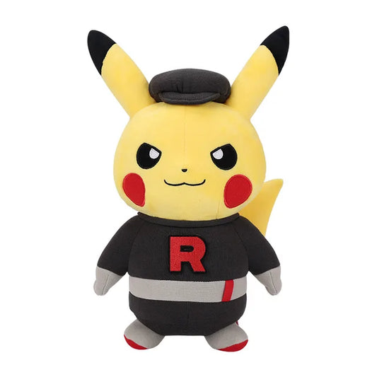 Villain Costume Pikachu Plush Toy Team Rocket 28CM