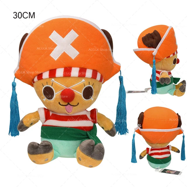 One Piece Plush Toy Chopper x Buggy 30CM