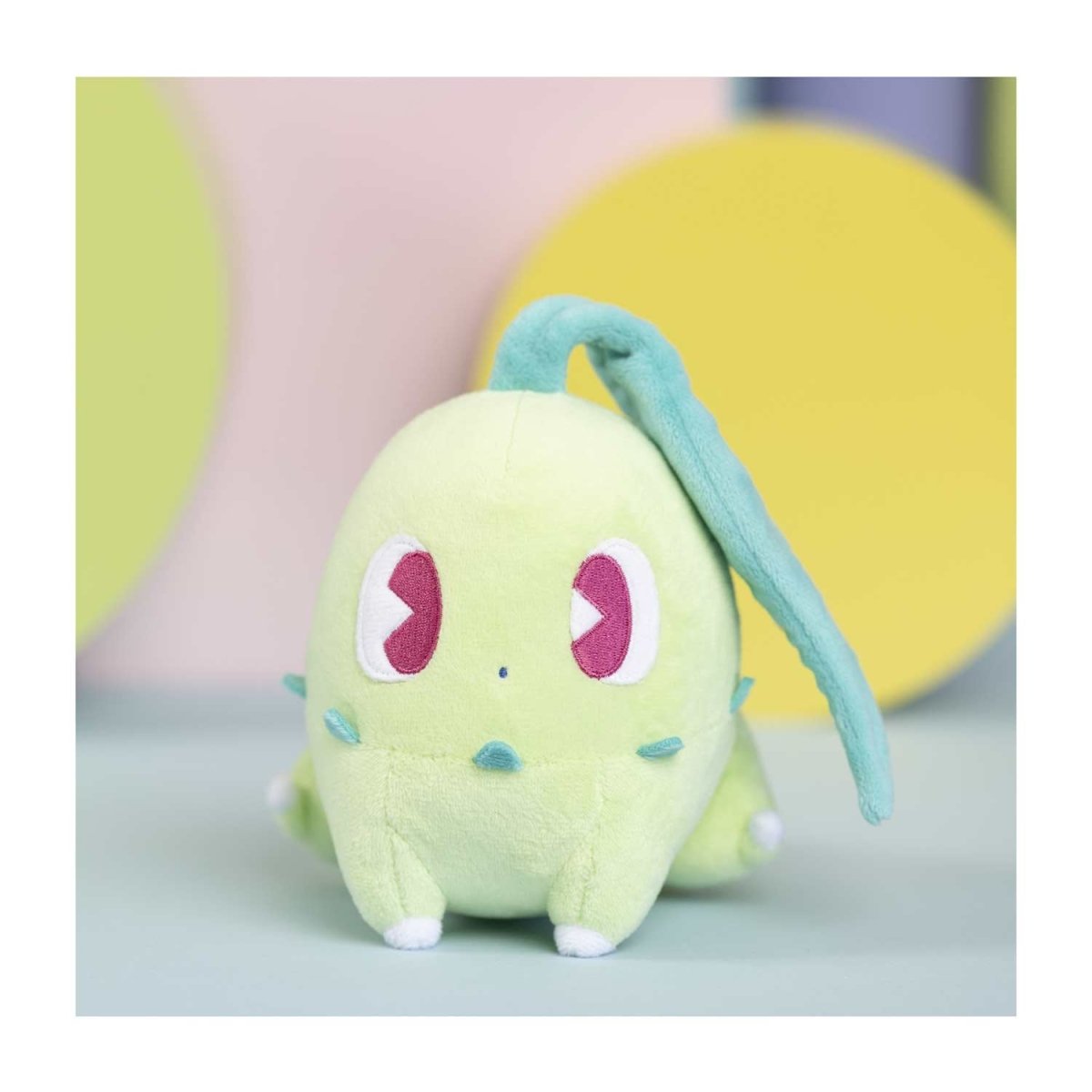 Pokemon Center: Chikorita Pokemon Soda Pop Plush