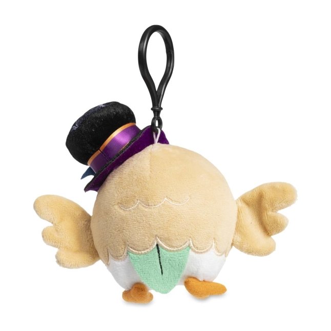 Pokemon Center Rowlet Pokemon Halloween Poké Plush Key Chain