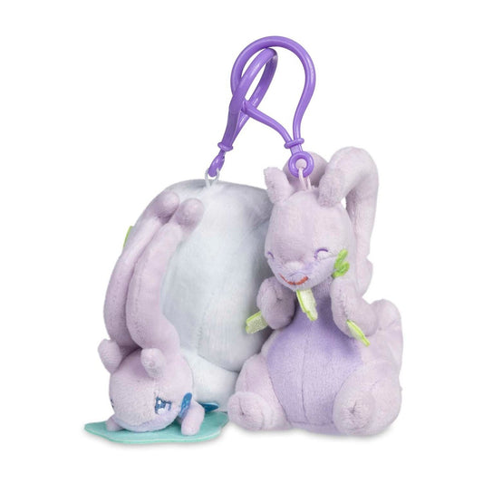 Pokemon Center Goodra & Hisuian Goodra Parallel Pairs Two-Plush Key Chain