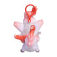 Pokemon Center Zorua & Hisuian Zorua Parallel Pairs Two-Plush Key Chain