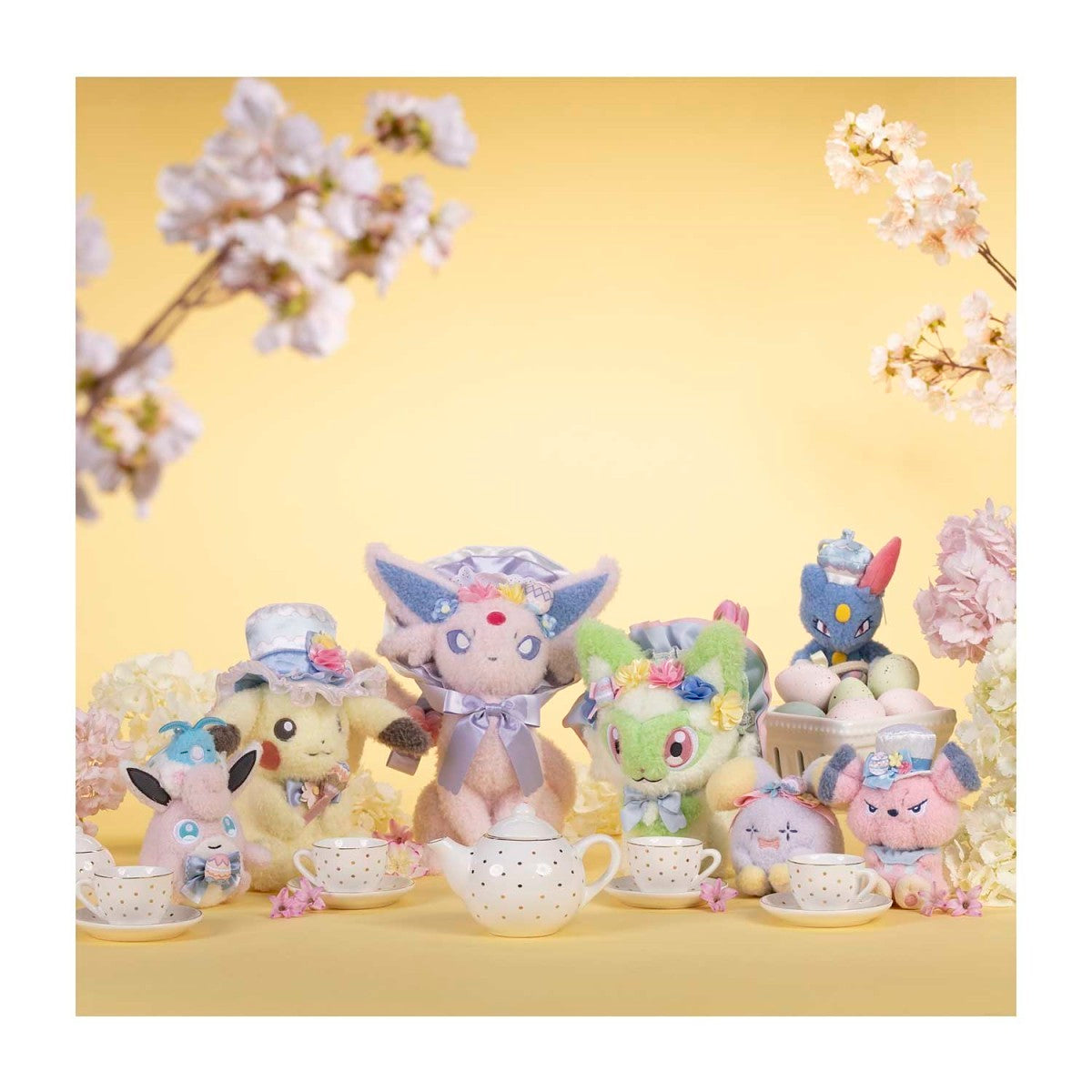 Pokemon Center Whismur Fancy Spring Plush Key Chain
