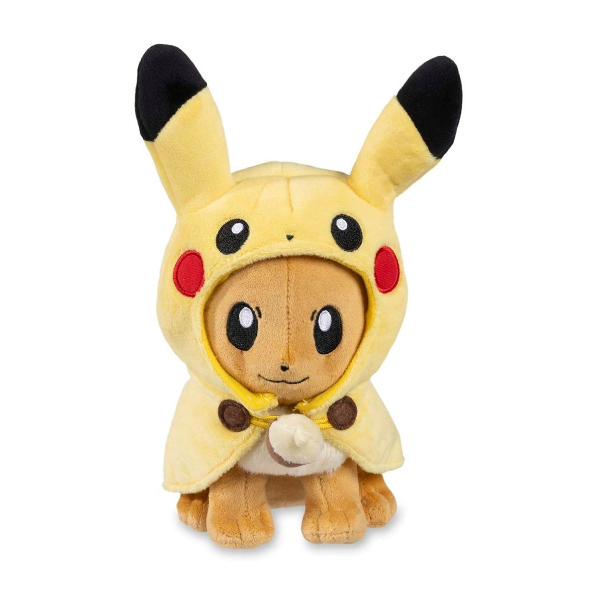 Pokemon Center Pikachu Cape Eevee Poké Plush - 9 In.