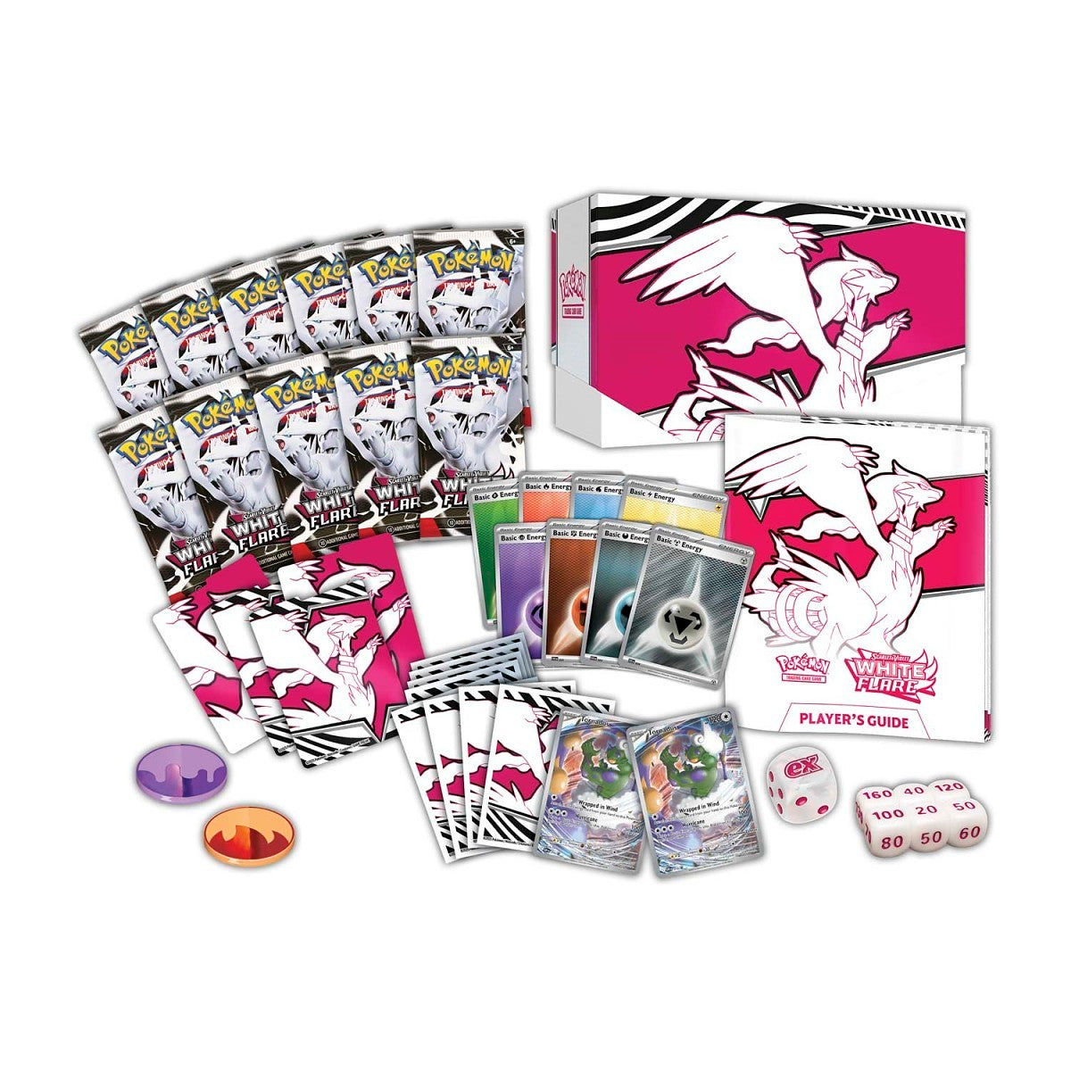 Pokemon TCG Scarlet & Violet 10.5 White Flare Pokemon Center Elite Trainer Box - 11 Packs, Promo Cards