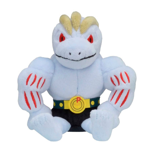 Pokemon Center: Sitting Cuties: Machoke Plush # 67 -  Generation 1 - 6 In