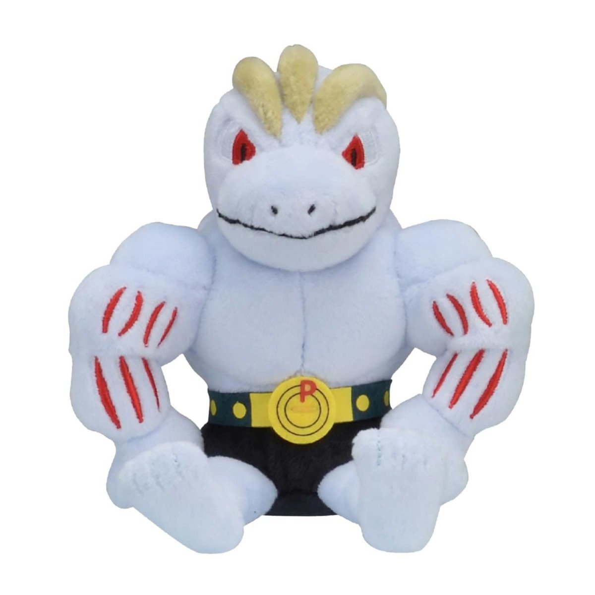 Pokemon Center: Sitting Cuties: Machoke Plush # 67 -  Generation 1 - 6 In