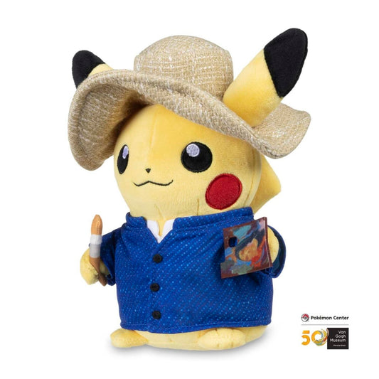 Pokemon Center × Van Gogh Museum: Pikachu Plush - 7 ¾ In.