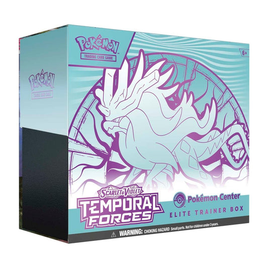 Pokemon TCG Scarlet & Violet-Temporal Forces Pokémon Center Elite Trainer Box (Walking Wake)