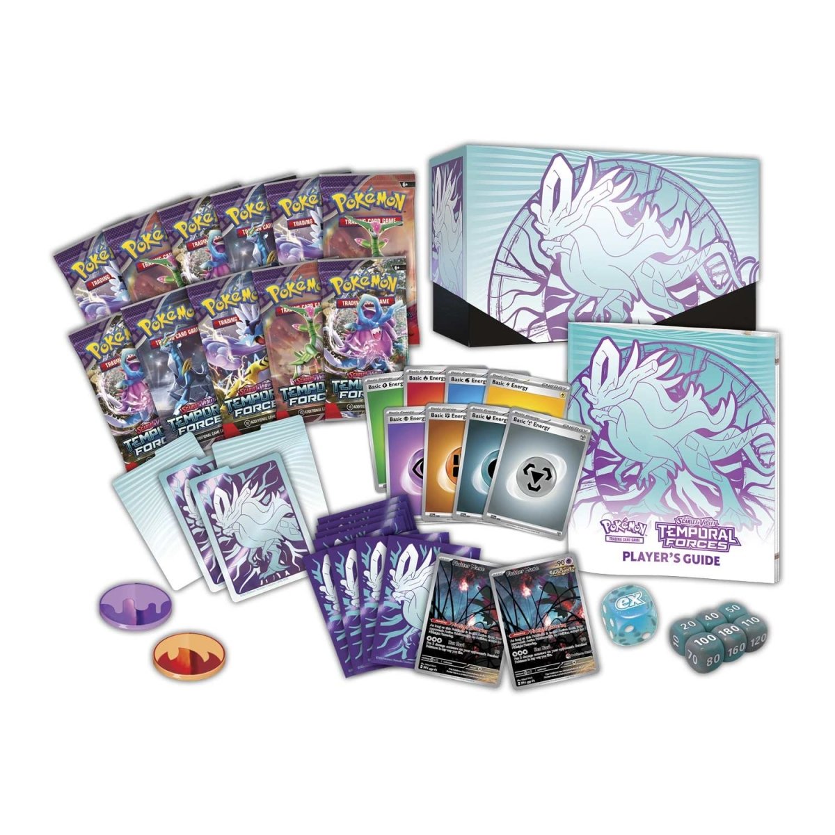 Pokemon TCG Scarlet & Violet-Temporal Forces Pokémon Center Elite Trainer Box (Walking Wake)