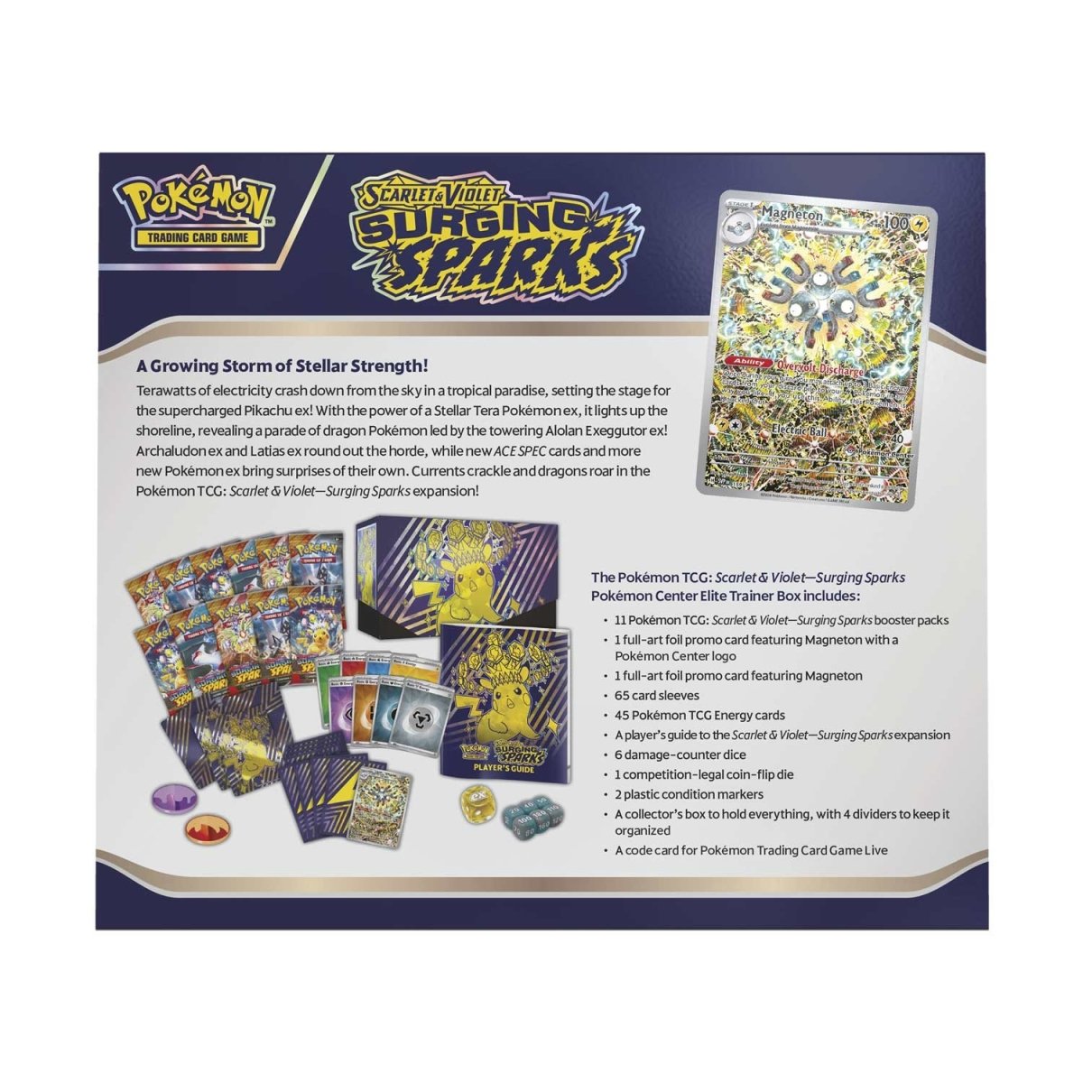 Pokemon TCG: Scarlet & Violet-Surging Sparks Pokemon Center Elite Trainer Box