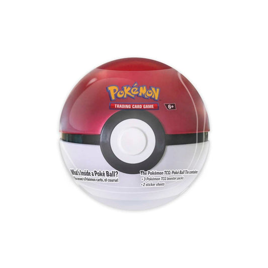 Pokemon TCG: Poke Ball Tin Red - 3 Booster Pack