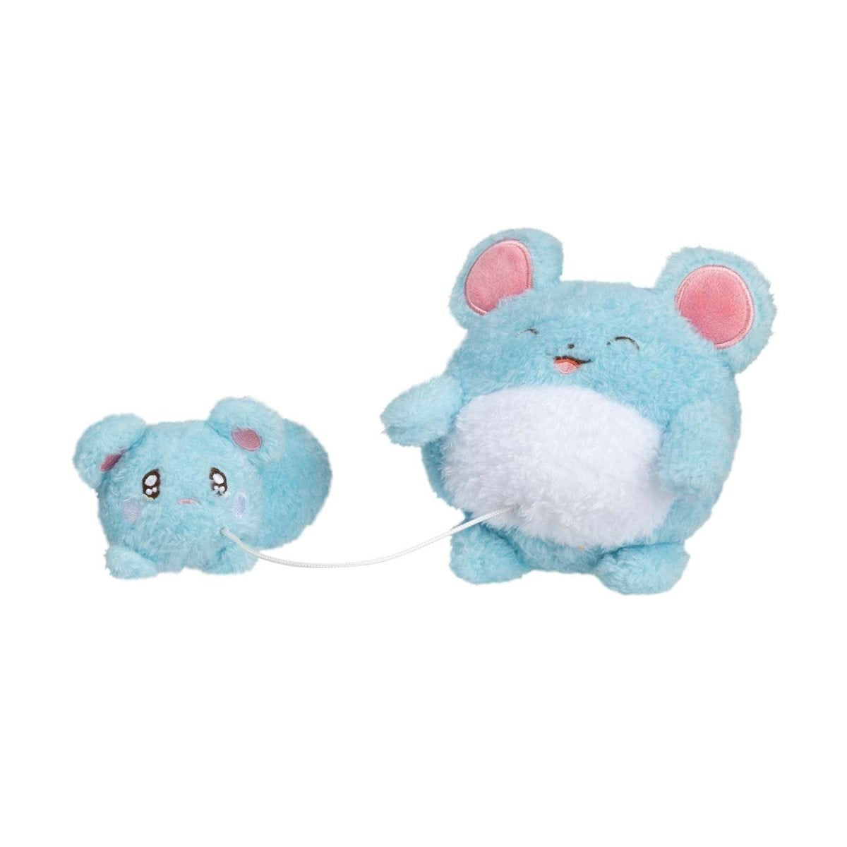 Pokemon Center: 6 Inch Plush Azurill & Marill Pokemon Buru Buru Mugyu!