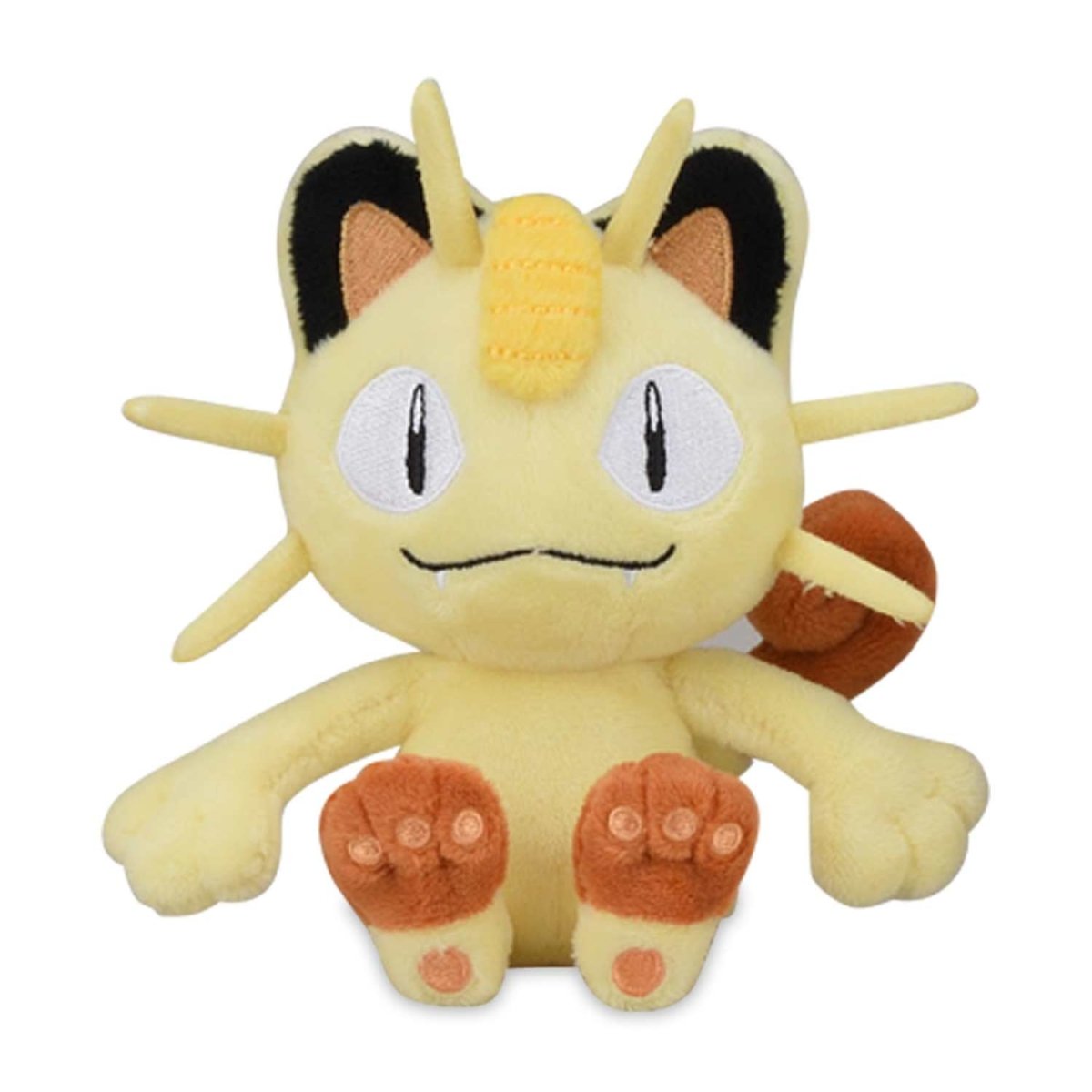 Pokemon Center: Sitting Cuties: Meowth Plush # 52 -  Generation 1 - 6 In