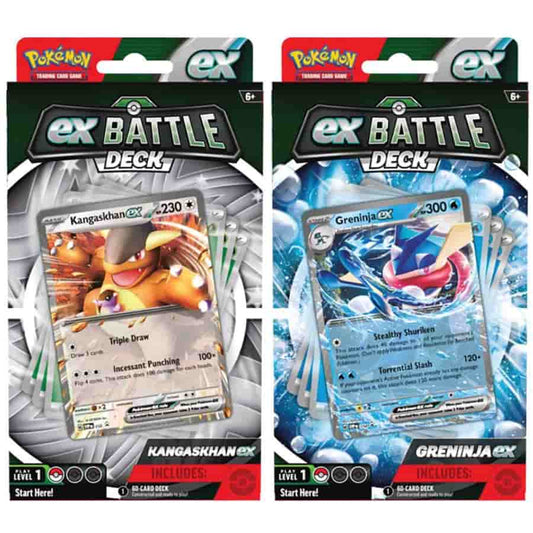 POKEMON TCG: BATTLE DECKS: KANGASKHAN AND GRENINJA EX 1 OF EACH