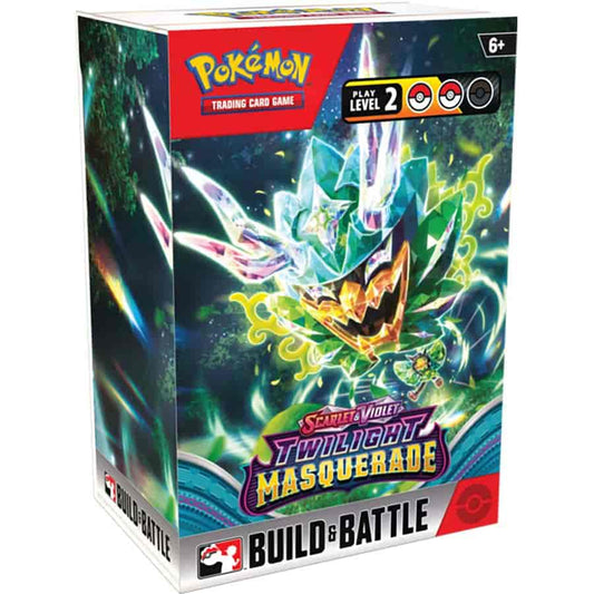 POKEMON TCG: SCARLET AND VIOLET TWILIGHT MASQUERADE BUILD AND BATTLE PREORDER: RELEASE DATE - 06/07/2024