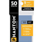 Phantom Sleeves: "Gold Size" (50mm x 75mm) - Gloss/Matte (50) (Compatible with: Sails of Glory® and More)
