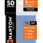 Phantom Sleeves: "Orange Size" (70mm x 70mm) - Gloss/Matte (50) (Compatible with: Standard Square Card Sleeves)