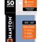 Phantom Sleeves: "Orange Size" (70mm x 70mm) - Matte/Matte (50) (Compatible with: Standard Square Card Sleeves)