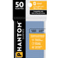 Phantom Sleeves: "Gold Size" (50mm x 75mm) - Gloss/Gloss (50) (Compatible with: Sails of Glory® and More)