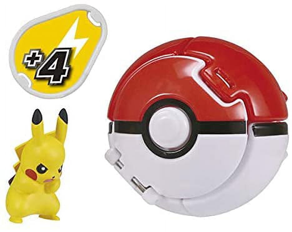 Takara Tomy Pokedel-Z Pop n Catch Action Figure - Pikachu Pokeball