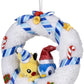 Pokemon 8 Inch Poke Plush - Undersea Holiday Pikachu & Piplup Holiday Wreath