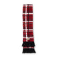 Pokemon Center: Pikachu & Eevee Red & Black Plaid Knit Scarf (One Size-Adult)
