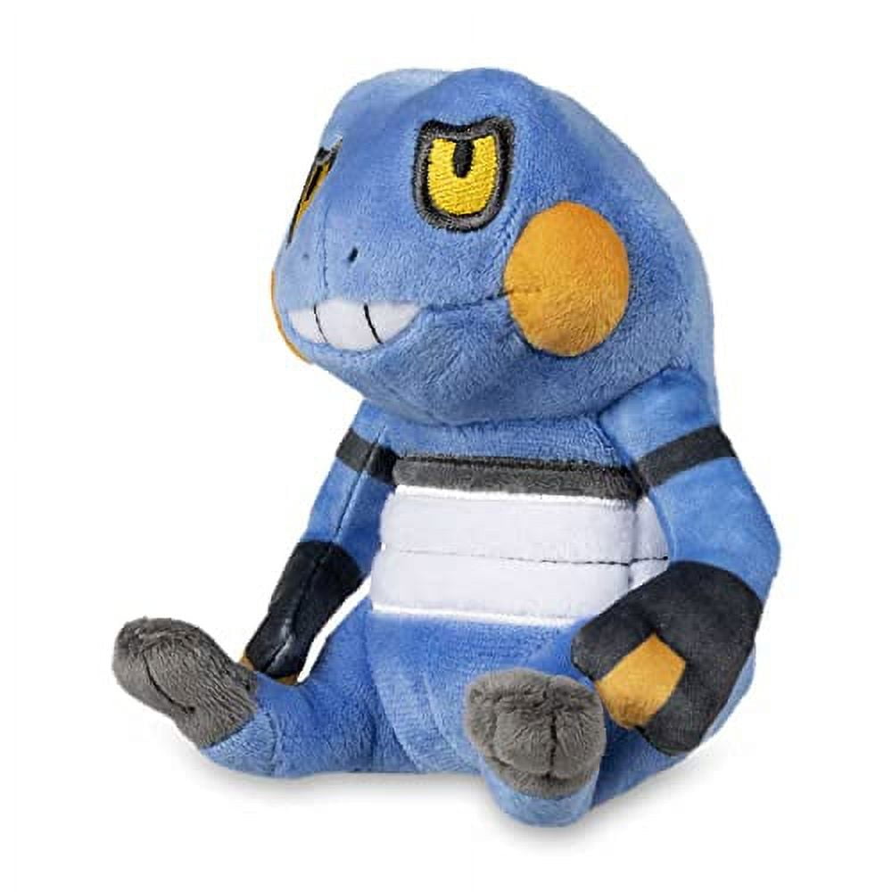Pokemon Center: Sitting Cuties: Croagunk Plush # 453 -  Generation 4 - 6 In