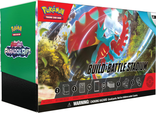 POKEMON TCG: SCARLET AND VIOLET: PARADOX RIFT: BUILD AND BATTLE STADIUM (6CT)