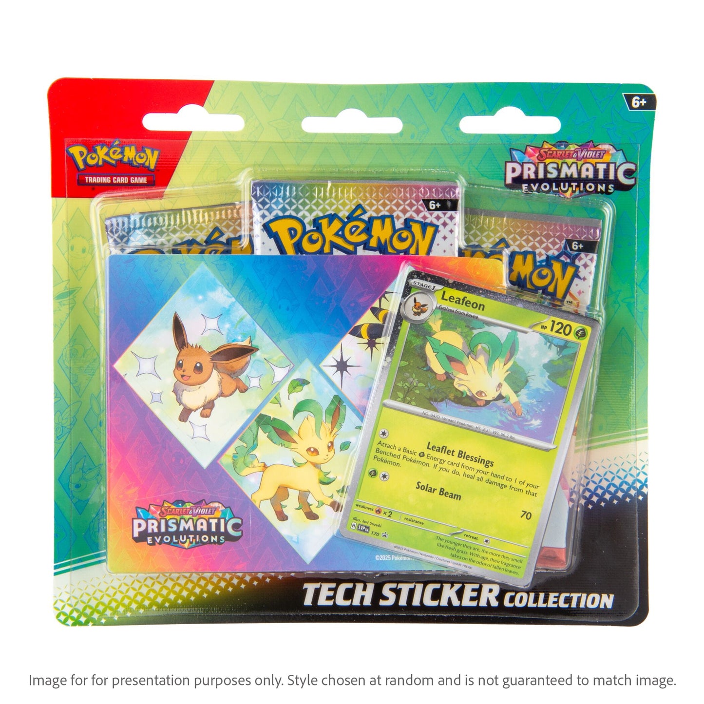Pokémon TCG: Scarlet & Violet Prismatic Evolutions Tech Sticker Collection - Sylveon