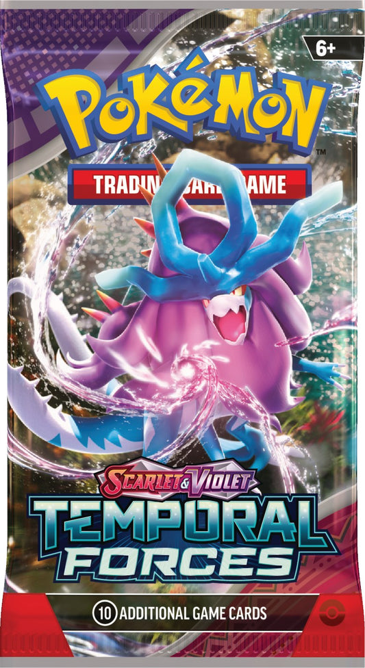 POKEMON TCG: SCARLET AND VIOLET: TEMPORAL FORCES: BOOSTER PACK Preorder: Release Date: 03/22/2024