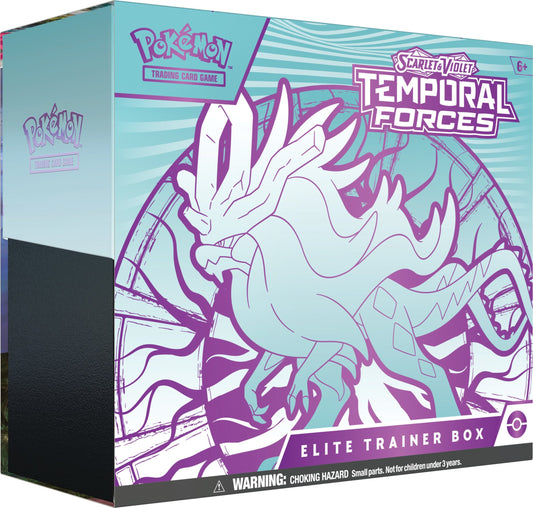 POKEMON TCG: SCARLET AND VIOLET: TEMPORAL FORCES: ELITE TRAINER BOX: WALKING WAKE