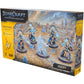 StarCraft: Tabletop Miniatures Game – Protoss Adept Expansion Set – 5 Unpainted Plastic Miniatures, 40mm Bases and Game Cards – Archon Studio