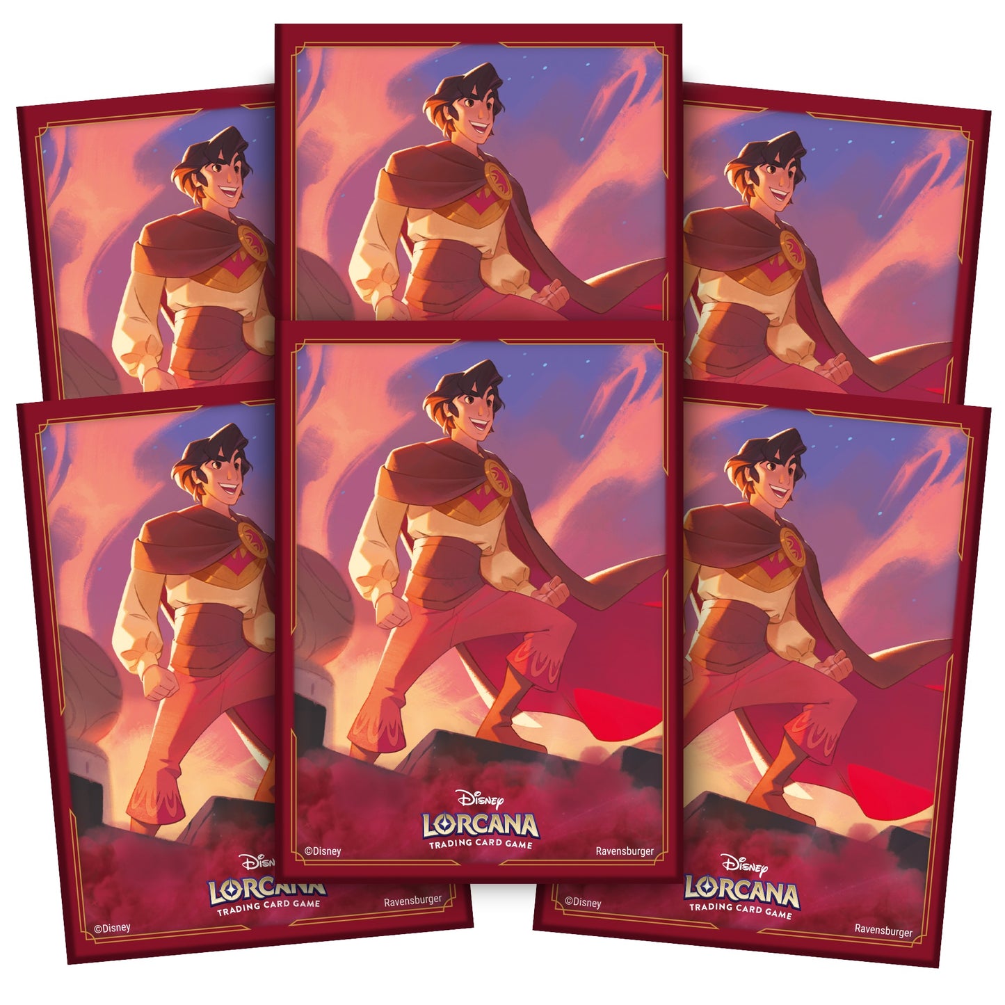 Lorcana TCG: Shimmering Skies: Card Sleeves - Aladdin