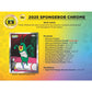 Topps 2025 SpongeBob Chrome 25th Anniversary 7-Pack Blaster Box
